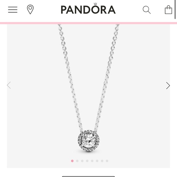Pandora Round Sparkle Halo necklace - Picture 6 of 8